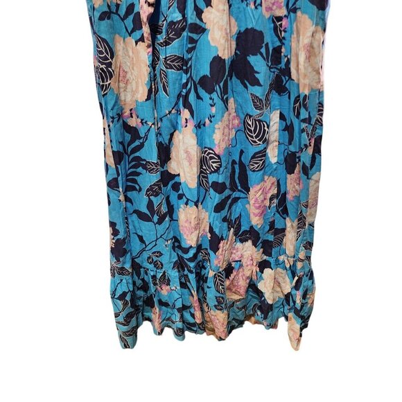 Anthropologie Maeve The Cassandra Maxi Dress Size S Blue Fluttery Maxi - Picture 7 of 14